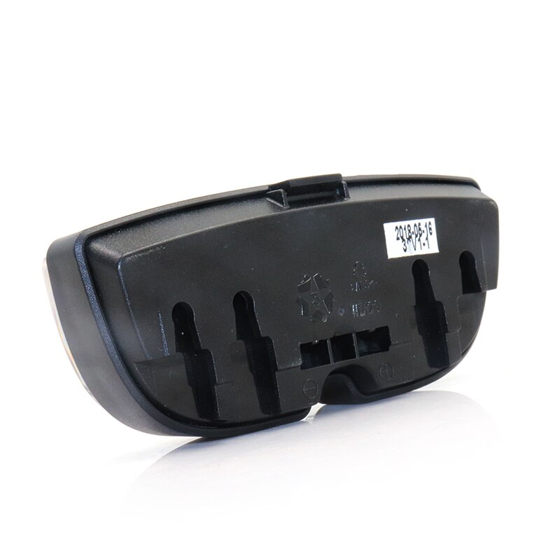 JS Red Rear Rack Light for Bicycle LED Bike Lamp Cycling Tail Light Rear Carrier Battery Power Waterproof Light Bicycle Light