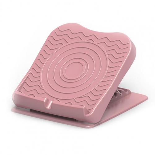 Anti-slip Bracing Board Foldable Bracing Stool Oblique Pedal Home Stretcher Stretching Board Yoga Compression Fitness Equipment: Pink