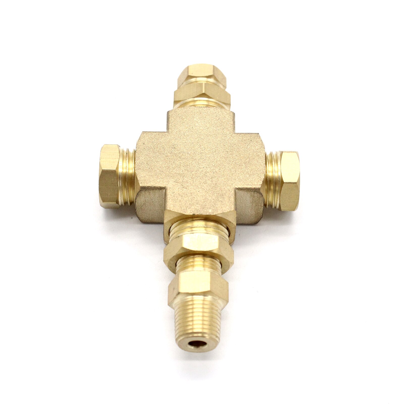 Adapter Distributor Oil Pressure and Oil Temperature Sensor 1/8 '' -27 Npt 1/4 '' Car Accessories: Default Title