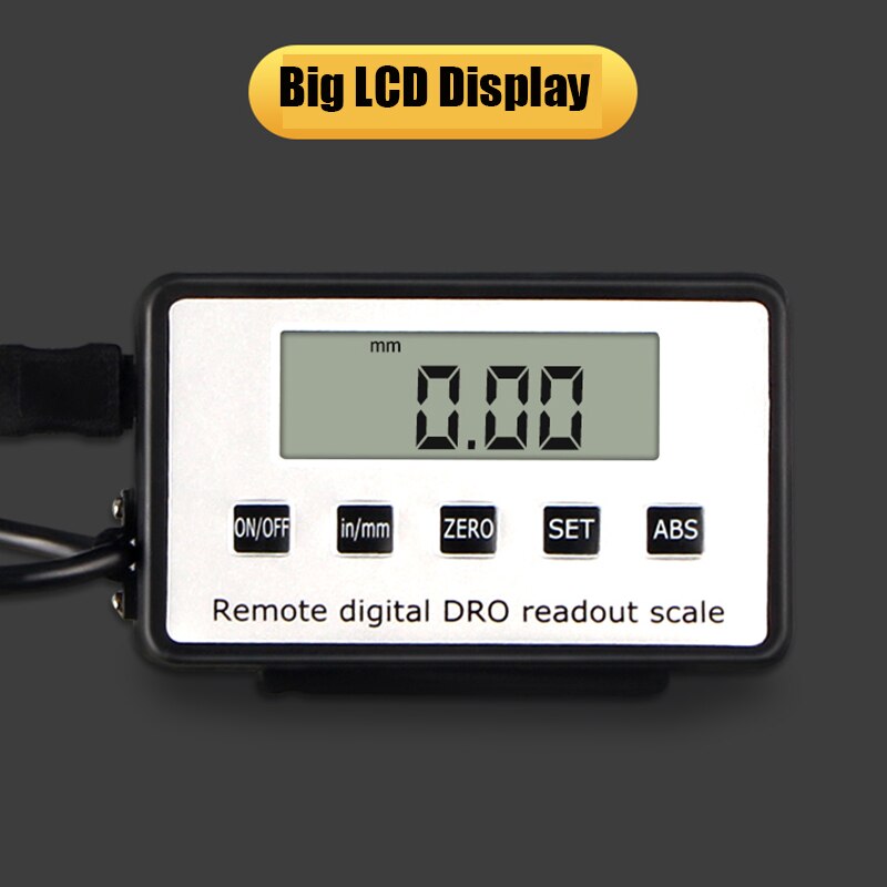 0-500mm Digital linear Scale with LCD Base linear Scale External Display linear Ruler Measuring Instrument Tools