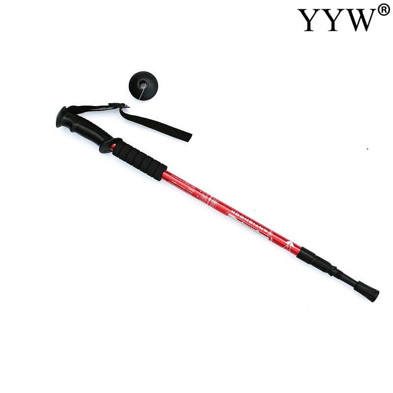 Foldable Nordic Walking Poles Trekking Poles Walking Sticks Telescopic Scandinavian Anti Shock Hiking Stick 2pcs/Set