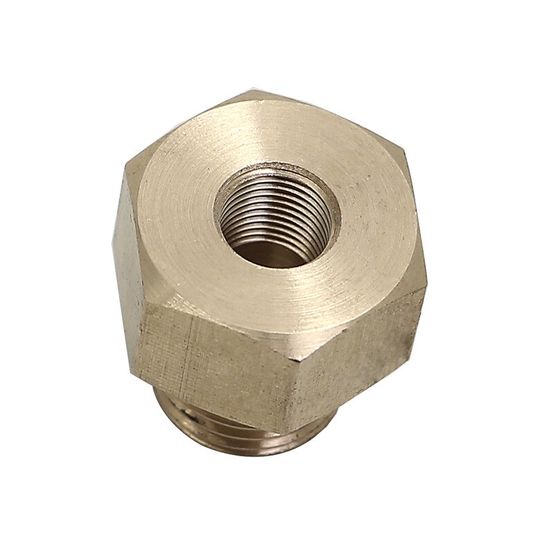Oil Pressure Temperature Gauge Aluminum Sender Adapter Bolt screw nut w/ washer 1/8" NPT to M14x1.5 Male Bolt Nut M14 2267