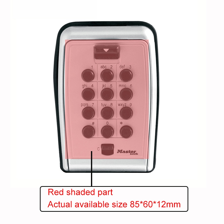 Key Safe Box Wall Mount Password Locker Combination Code Keys Card Small Items Keeper Storage Box For Home Company Factory Use