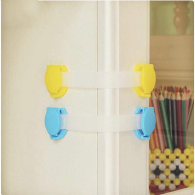 Vendita calda ftrq0046 della serratura del cassetto della porta di sicurezza del bambino di 10 pz/lotto serrature del cassetto di sicurezza del bambino