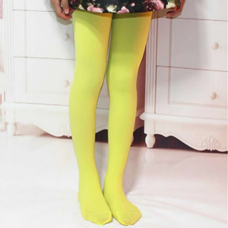 Jambières en velours blanc pour filles | Collants à haute élasticité pour enfants, collants de danse pour écolières, collection printemps/été