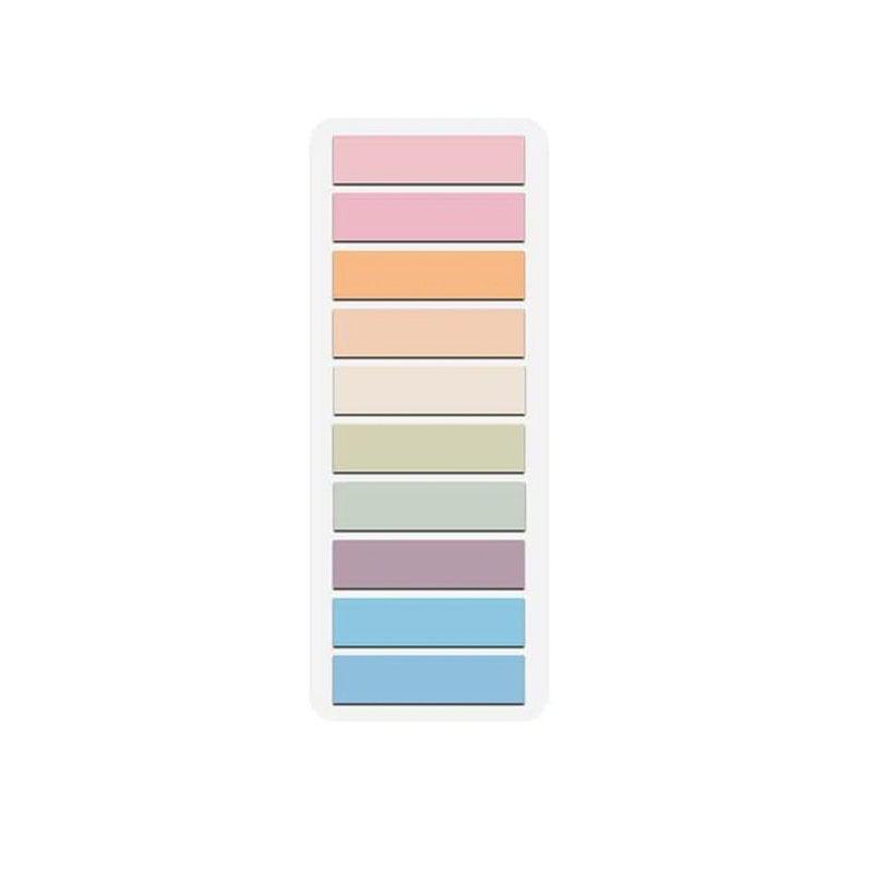 Morandi Colors Pestañas adhesivas para anotaciones de libros, pegatinas de índice de clasificación de archivos, para material escolar y de oficina: Azul marino