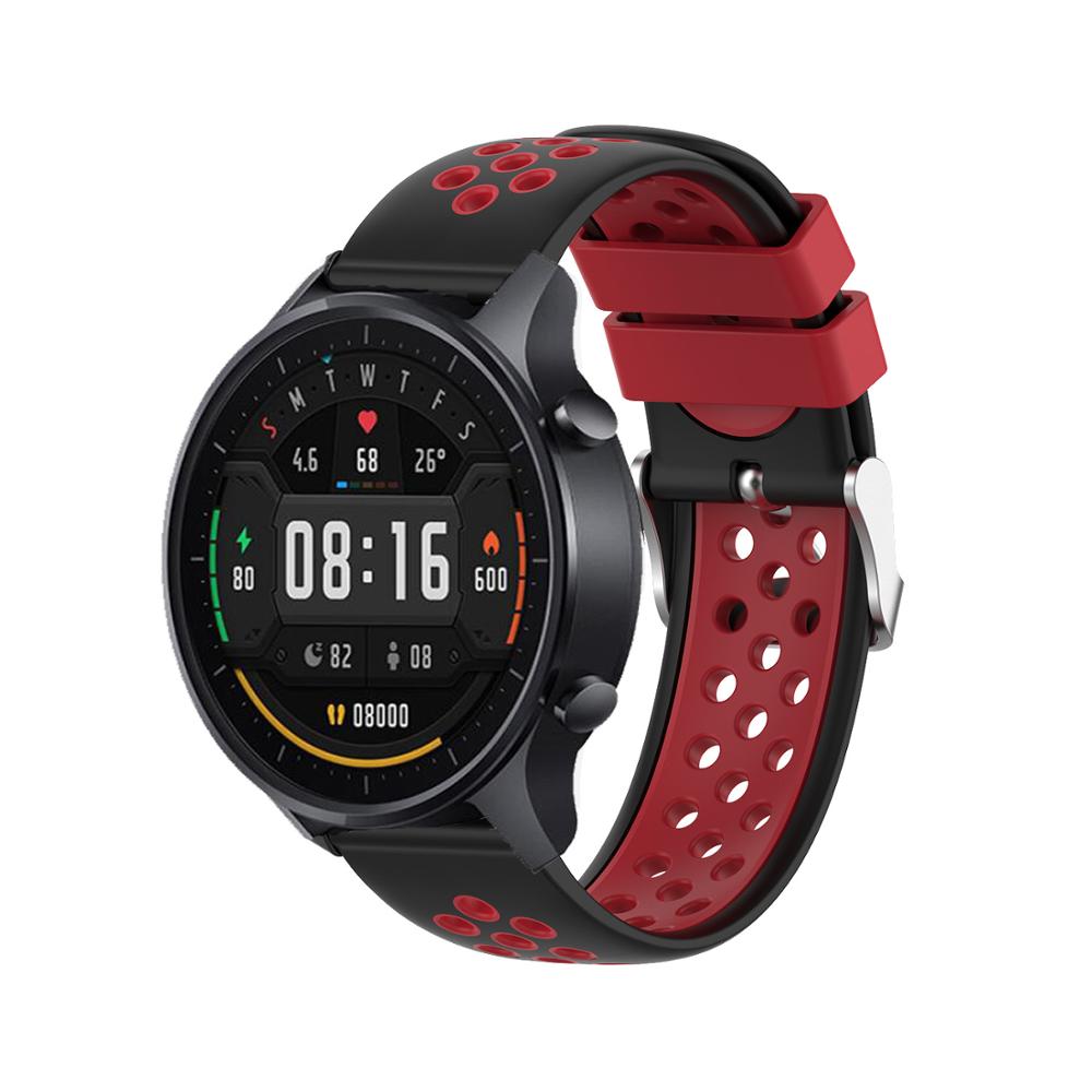 Correa de silicona para reloj Xiaomi Mi, repuesto de correa de silicona de 22mm para reloj inteligente Mi