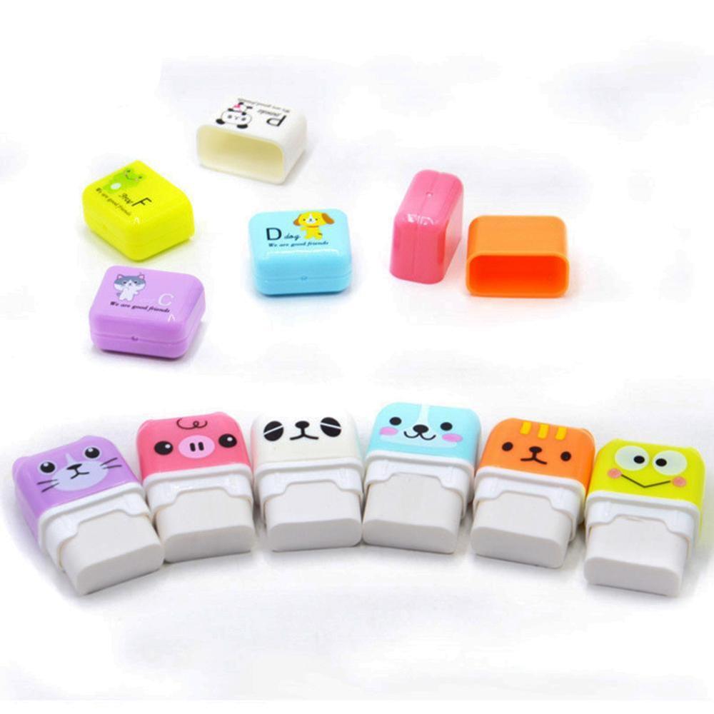 Goma de borrar con rodillo, goma bonita de dibujos animados, Material de papelería Kawaii para estudiantes, para niños, Material de corrección Escolar, Material Escolar para oficina A1P8