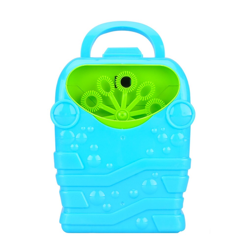 Blase Maschine Kinder Durable Automatische Blase Gebläse Outdoor Spielzeug für Mädchen Junge indoor outdoor und reise spielplätze Blase Spielzeug: Blau