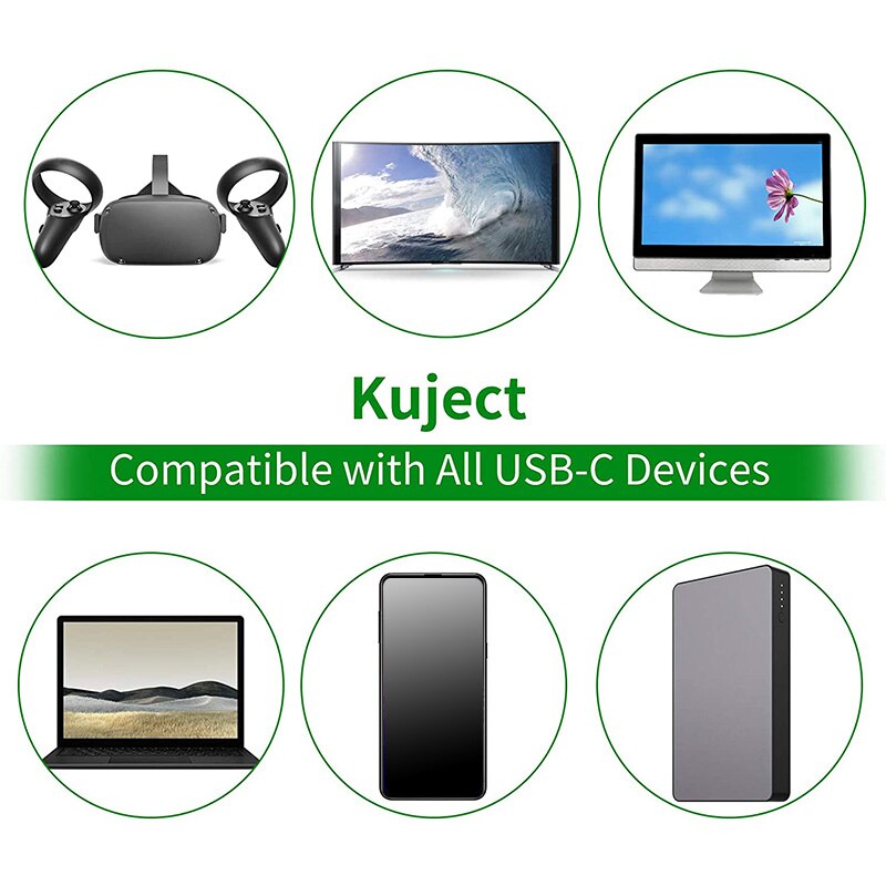 USB 3.0 to USB C Link Cable for Oculus Quest 2/Quest High Speed Data Transfer Function Extender for Oculus Quest VR