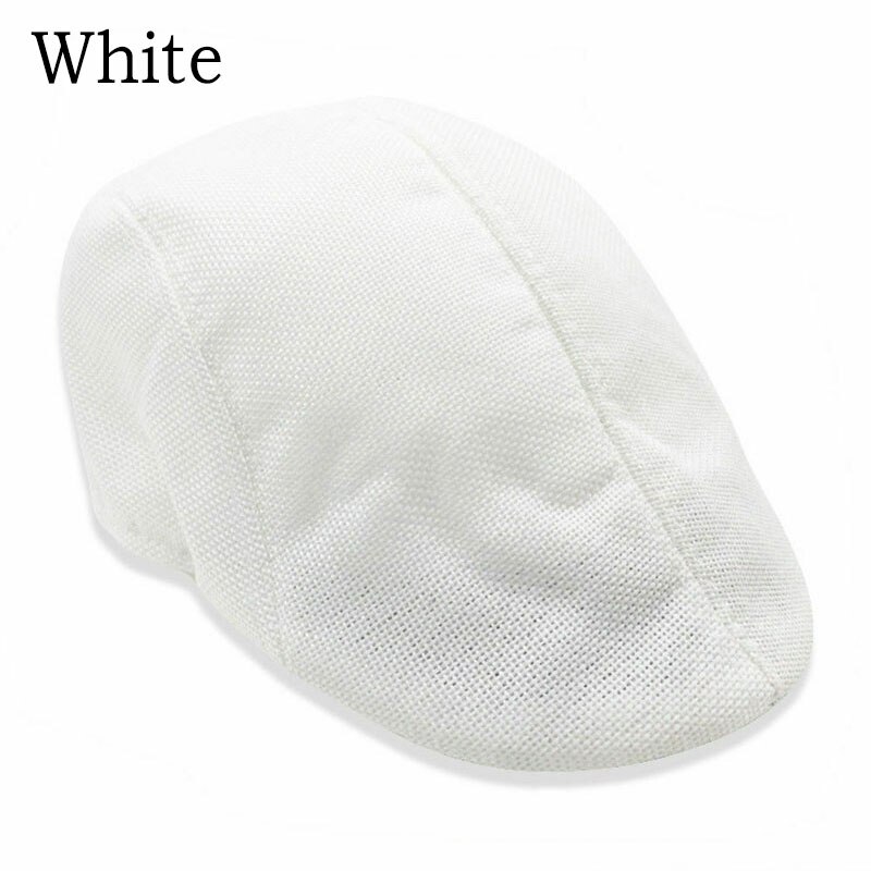 Autumn Beret Caps Men Women Vintage News Boy Cap Cabbie Linen Outdoor Hats Berets Brand Sun Hat Unisex Duckbill Caps Casquette: 10