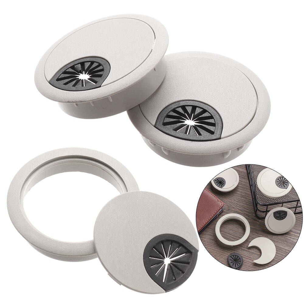 Wall Wire Hole Cover Reserved Drill Hole Panel Decor Cabinet Office Desk Hole Cap Dust Pipe Plug Hardware Decorative Cover