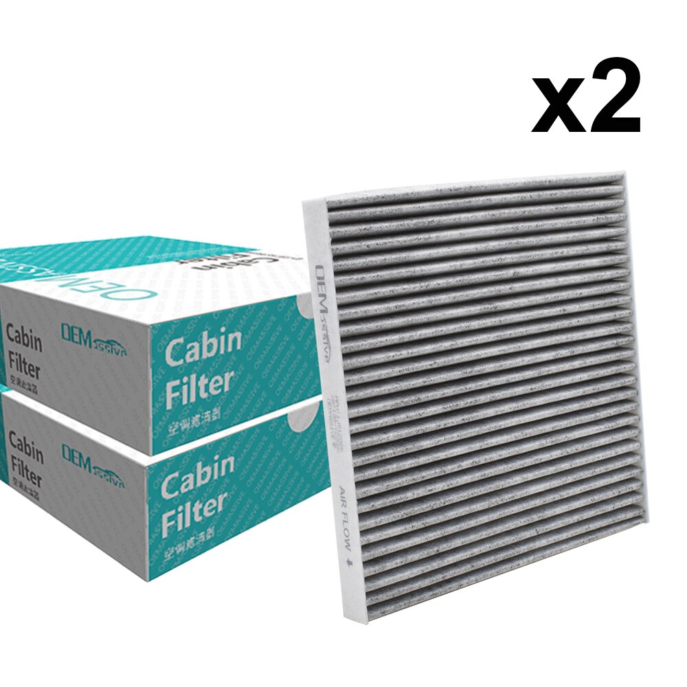 Filtro de aire para cabina de polen de coche, 87139-YZZ09 , para Pontiac Vibe Toyota Tacoma 88508 01010 2003 2004 2005 2006 2007, 2 uds.