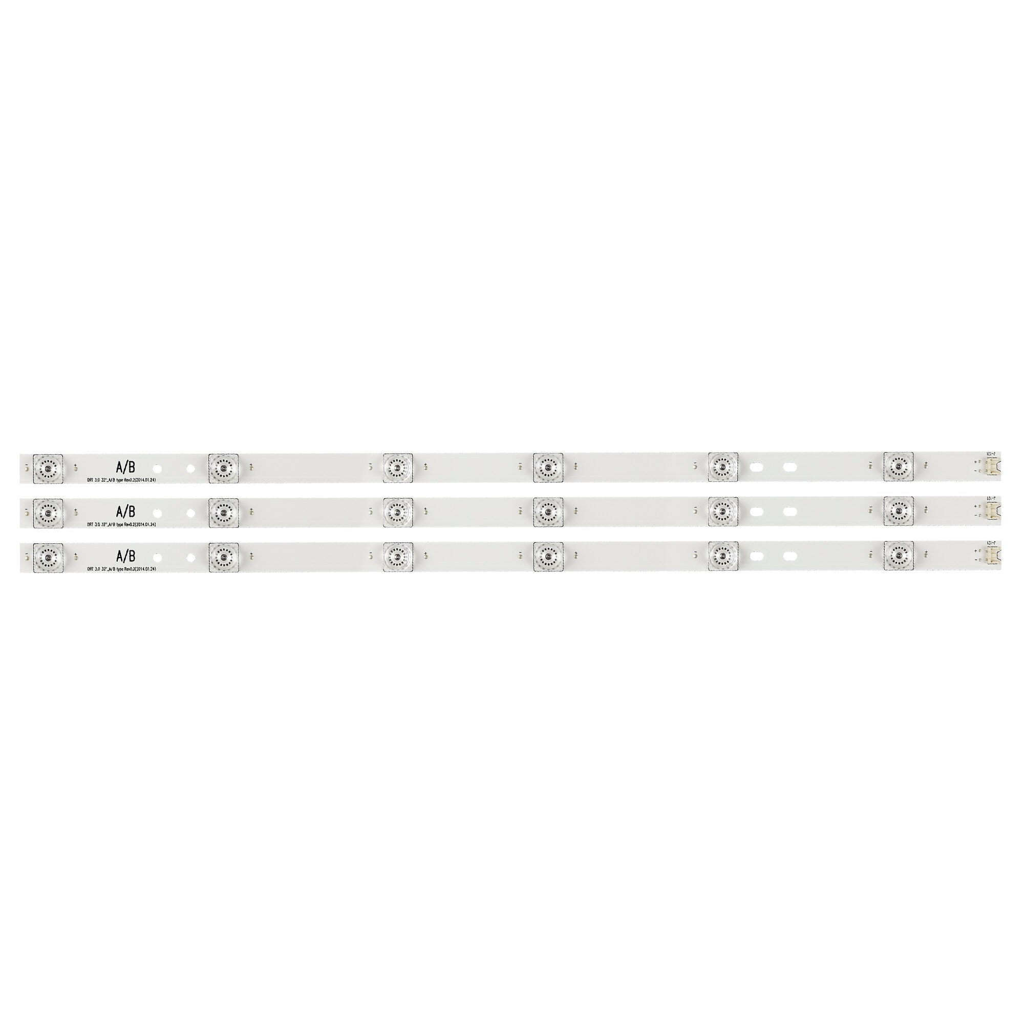 3x LED Rétro-Éclairage TV pour LG innotek Drt 3.0 32 "_ A/B 6916l-1974A 1975A 32MB25VQ lv320DUE 32LF5800 55VO E74739 59cm 6 LED s