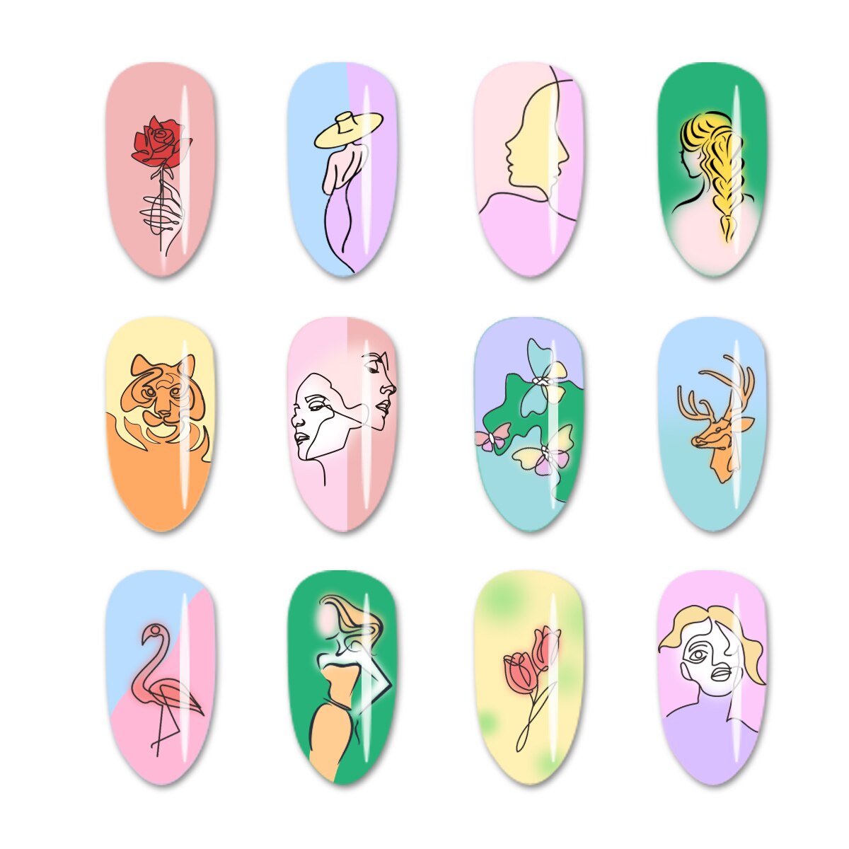 Beauty bigbang-plaques de timbres avec motif géométrique pour manucure, images fleur, pochoirs, pour Nail Art, XL-087