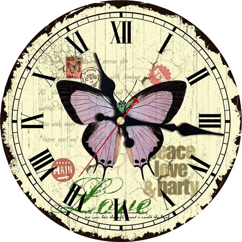 Mica Decorations Brixen Wandklok - 36 cm - Roze – vtwonen