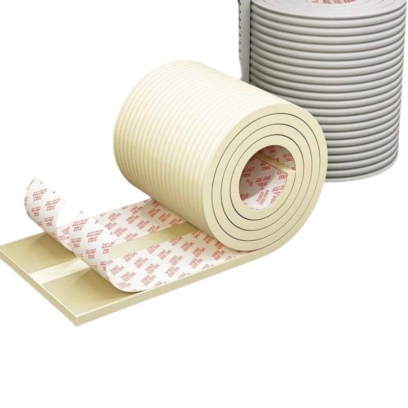 2M/4CM Garage Muurbeschermer Sticker Autodeur Hoekbescherming Spons Pad Anti Kras Veiligheid Parkeren Garage Pijler Bescherm Mat
