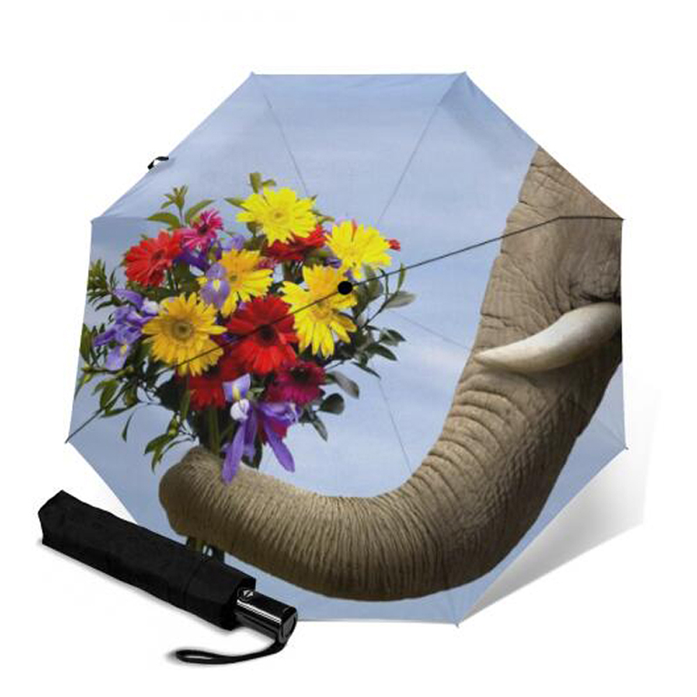 Paraplu met Volants Pagode Donkerblauw