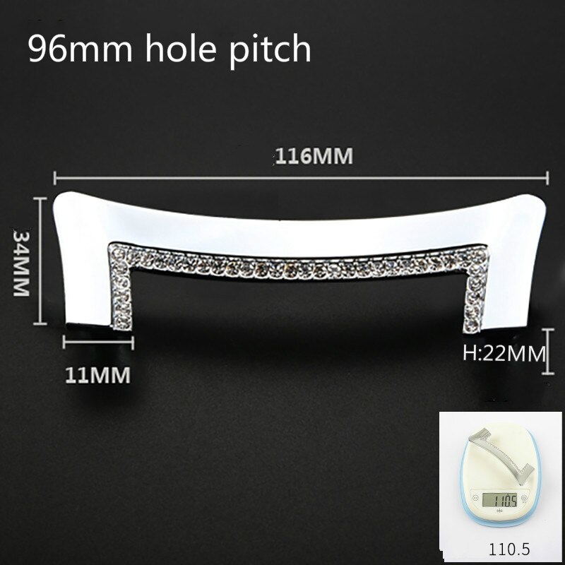 Luxury Gold Czech Crystal Cabinet Door Knobs and Handles Furnitures Cupboard Wardrobe Drawer Dresser Pull and Hidden Handle: Red