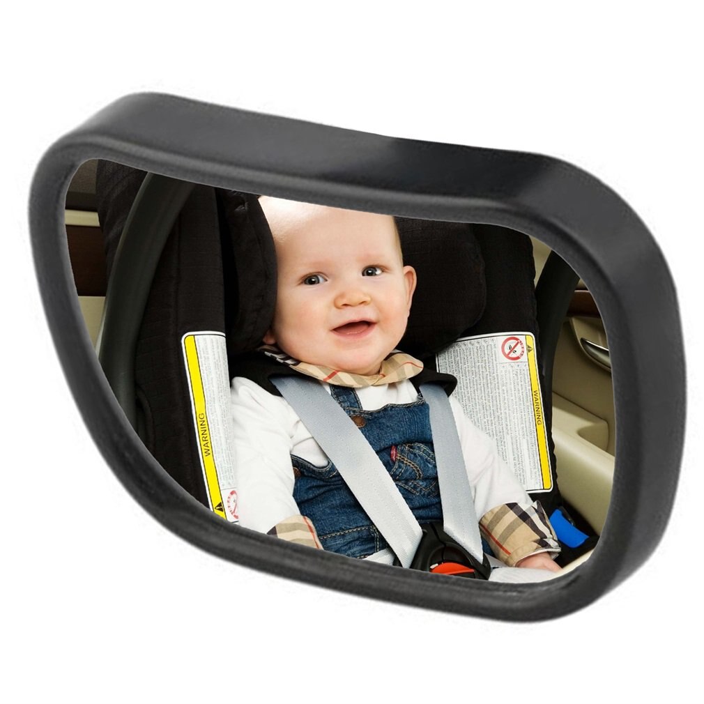 2 in 1 universal justerbar plastik indvendig spejl autostol til baby børnesikkerhed med clips og sugekop