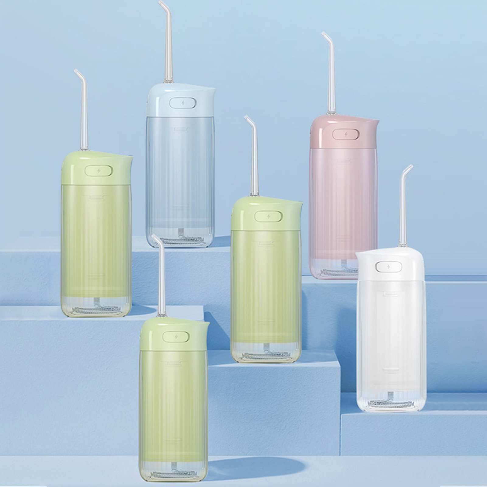 Elektrische Munds püLunge USB wiederauf ladbare Wasser flosser ipx7 wasserdicht rundum Reinigung Mundpflege Zahn Schönheits Instrument