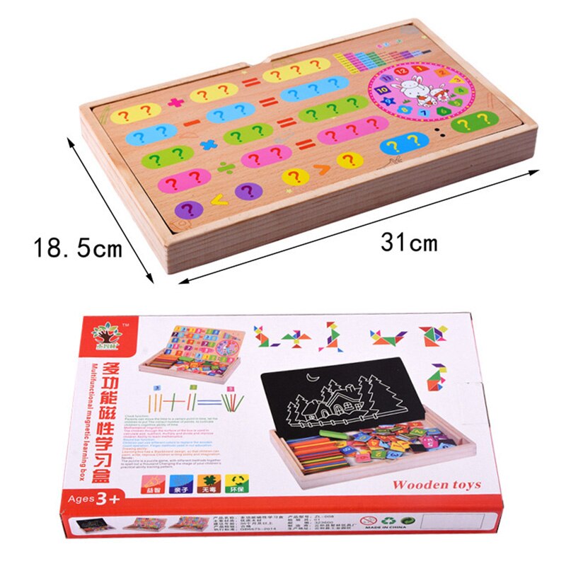 DOYOQI Educational Math Puzzle Box - Magnetic Digital Arithmetic Learning Toy for Kids > 6 Years