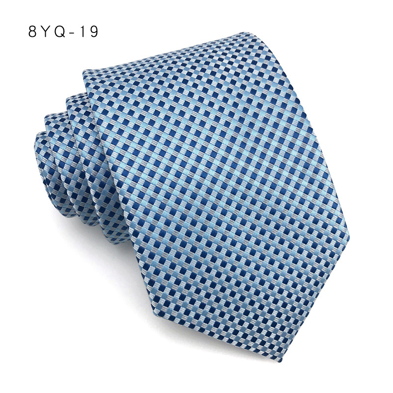Corbata de lujo de 8CM para hombre, corbatas de lunares para novio, padrino de boda, tejido Jacquard Floral, Ascot, accesorios formales para de negocios: Verde negro