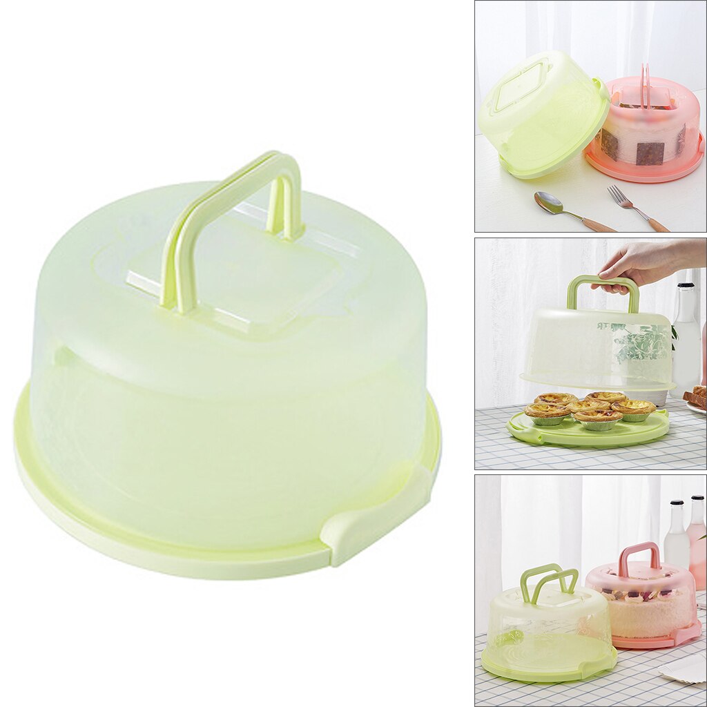 Plastic Cake Carrier Cake Storage Container Transporter with Lockable Lid