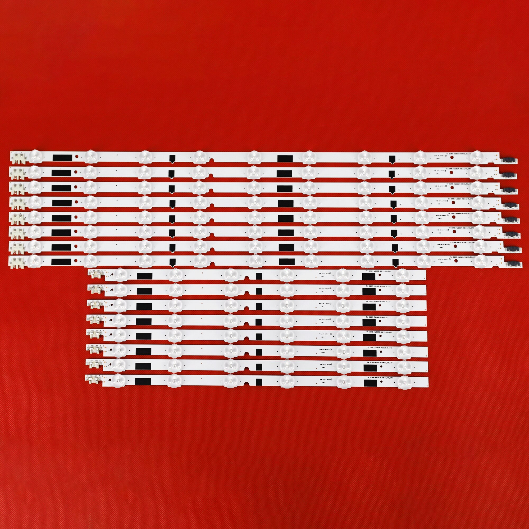 Kit 16pcs LED backlight strip Replacement for Samsung TV UE46F6510SB UE46F6400AW BN96-25308A BN96-25309A D2GE-460SCA