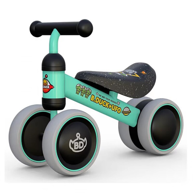 Patinete infantil de 1 a 3 años para hombre y mujer, coche de trineo para bebé, coche oscilante para niño, bicicleta para bebé, para cumpleaños: Verde