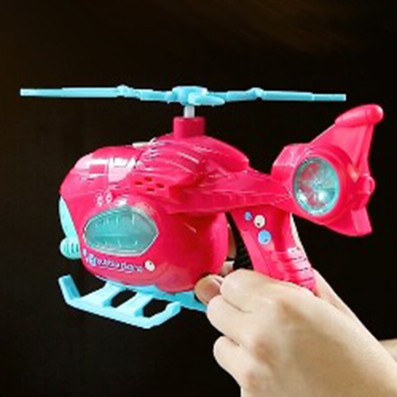 Electric Bubble Machine Music Lighting Toys Automatic Bubble Maker