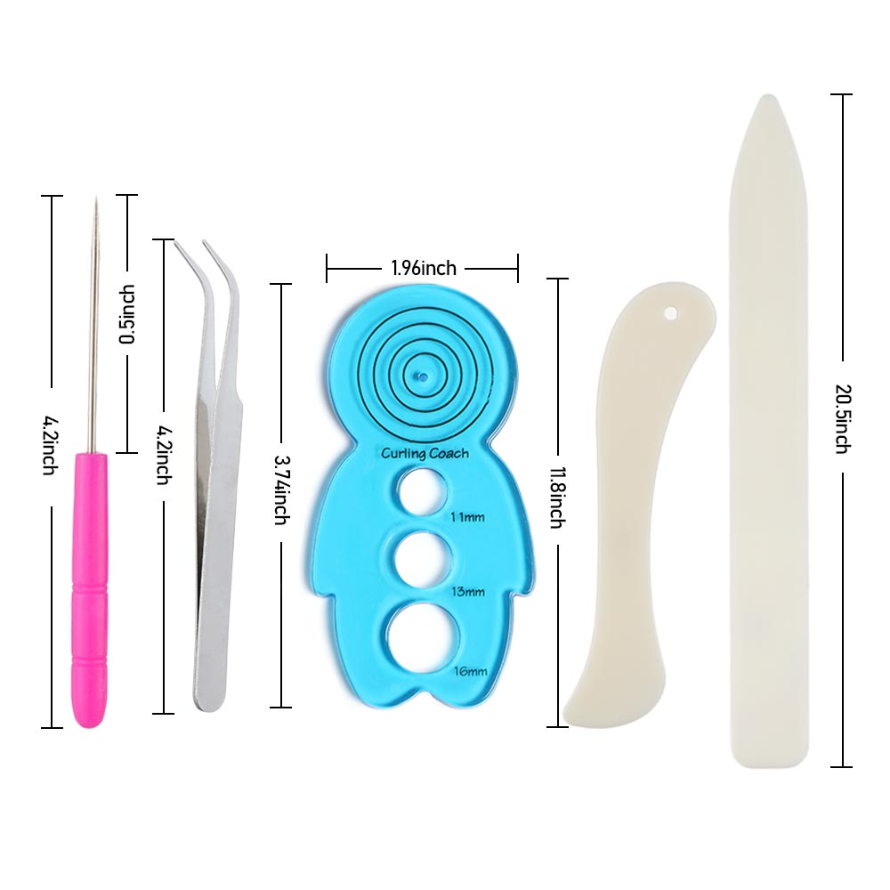 13Pcs DIY Scrapbook Handmade Tools Multifunctional Slotted Quilling Paper Pen Craft Card Making Bookbinding Origami Handcraft