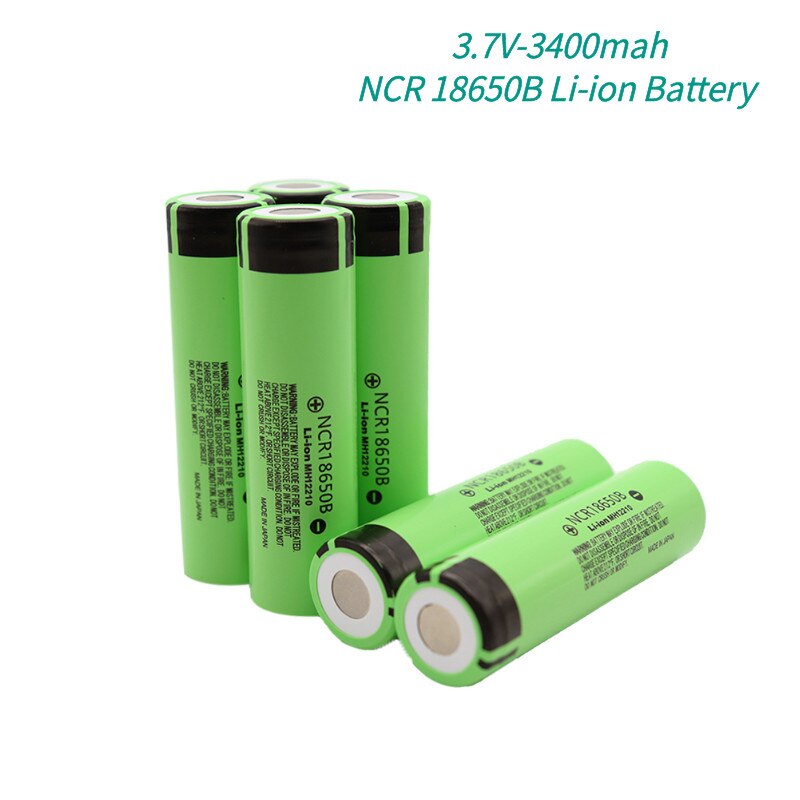 Batería de litio recargable para linterna, pila NCR18650 de 3400mAh, original, nueva, 34B, 3,7 V, 18650, 3400mah