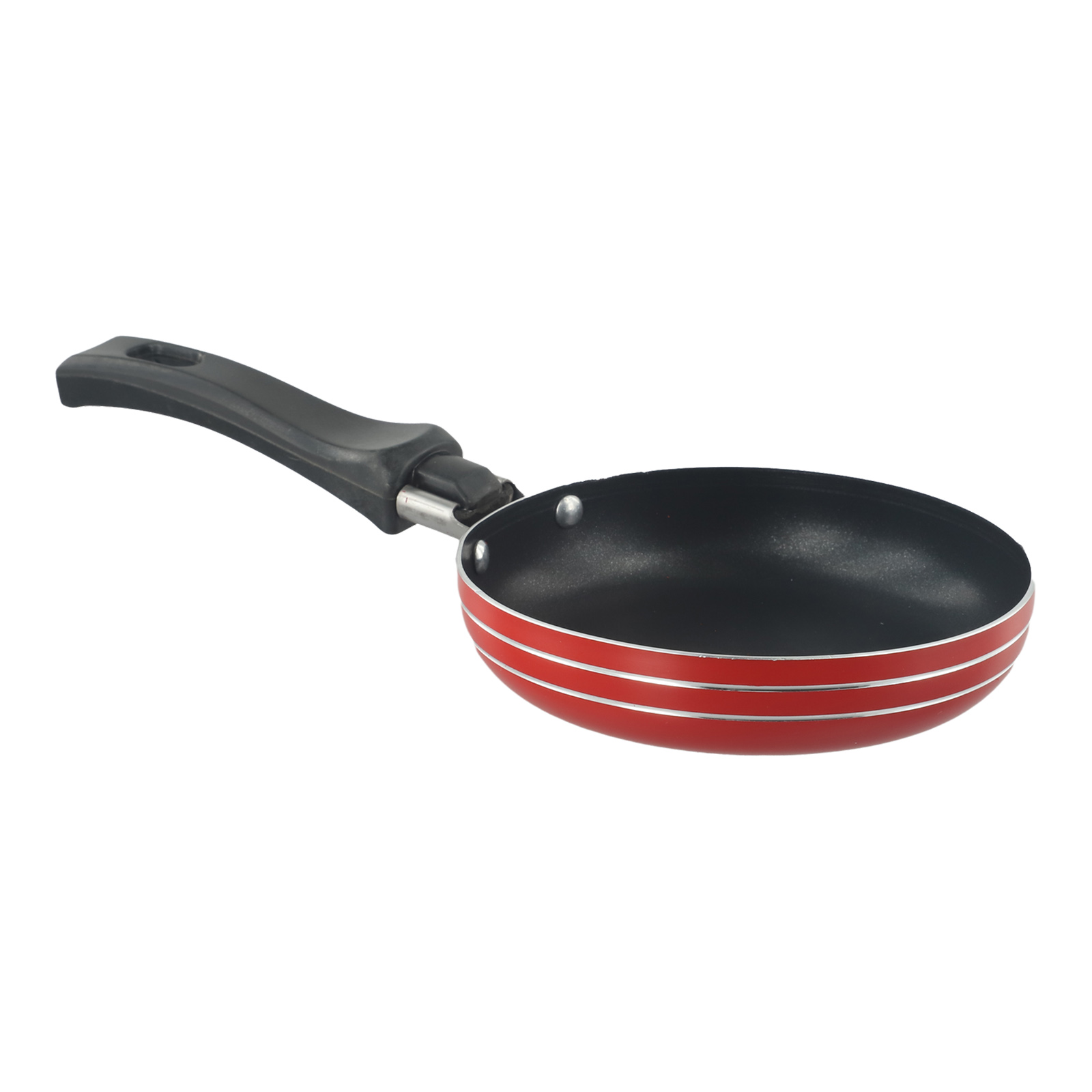 12/14/16Cm Mini Koekenpan Met Antiaanbaklaag Stalen Pan Pan Voor Kookgerei Thuis Kookgereedschap Keukengerei Willekeurige Kleur