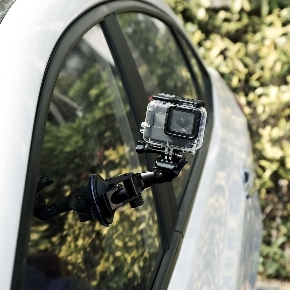 Atirar ventosa portátil para gopro hero 9 8 7 6 5 preto xiaomi yi 4k sjcam m10 sj8 câmera janela do carro otário ir pro suporte de montagem