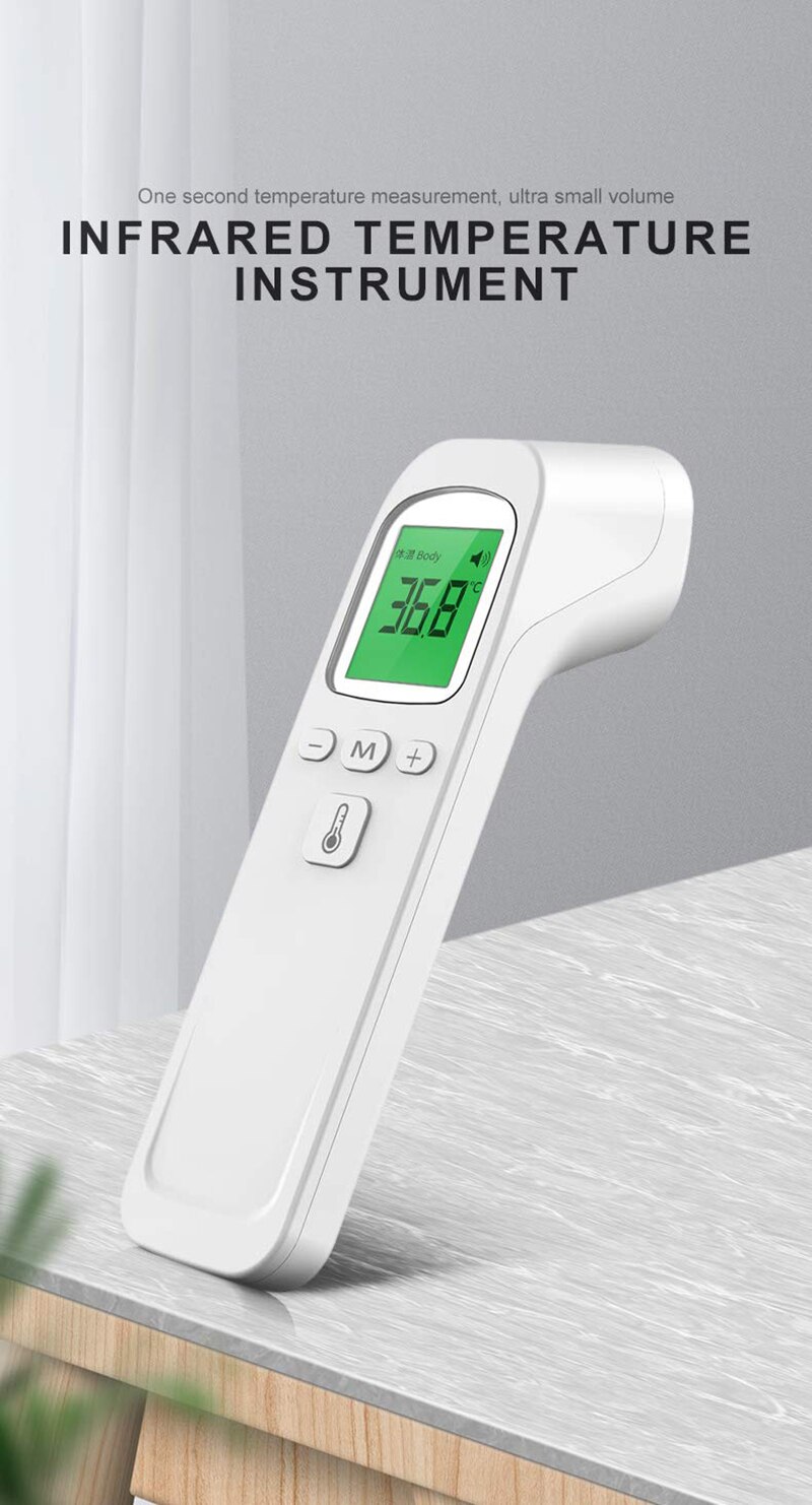 Thermometer Non-contact IR Infrared Thermometer Temperature Meter with Fever Alarm Digital Infrared Forehead Thermometer