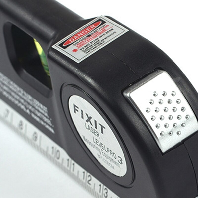 Horizontaal verticaal meetinstrument 8ft aligner standaard en metrische linialen multifunctionele meetlat zwart