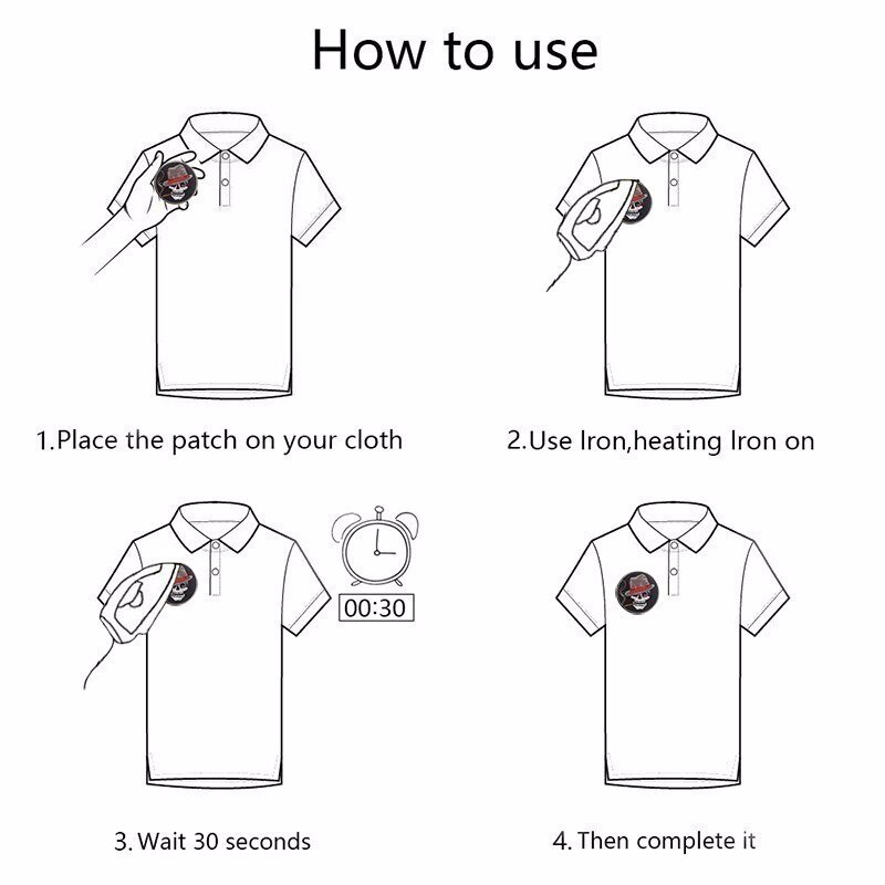 Zwarte Uil Borduren Badges Voor Kleding Naaien Punk Dier Patches Diy Custom Vogels Applicaties Op Jas Zak parches