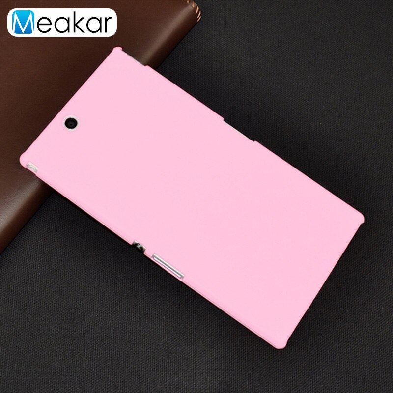 Coque Cover 6.44For Sony Xperia Z Ultra Case Voor Sony Xperia Z Ultra C6833 Xl39H C6802 C6806 Telefoon Terug Coque cover Case: pink