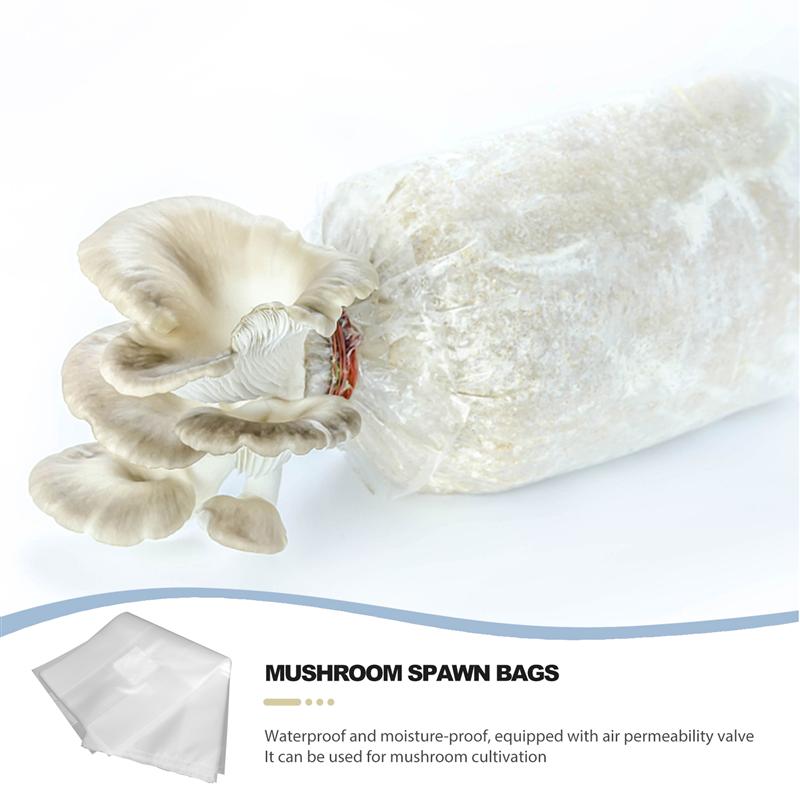 20 Pcs Mushroom Growing Bags Breathable Mushroom Spawn Bags Mushroom Cultivation Bag