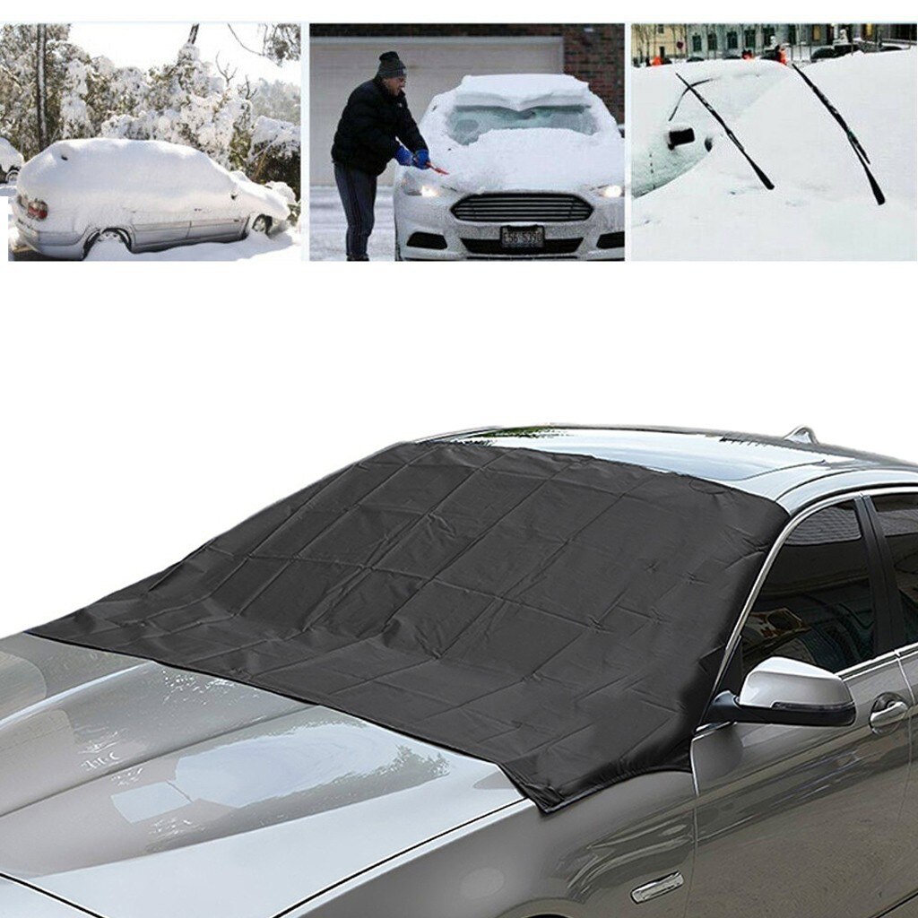 Magnetische Auto Half Voorruit Sneeuw Sneeuw Vorst Winter Wind Protector Magnetische Auto Shield Voor Alle Auto 'S 10 ot 5
