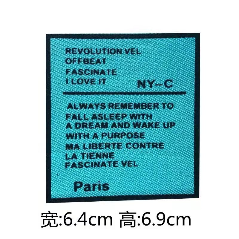 Mixed 30Pcs/Lots Soft Cloth Labels Various Letter Embroidery Hand Made Collar For Diy Knitted Printed Cotton Woven Sew Patches