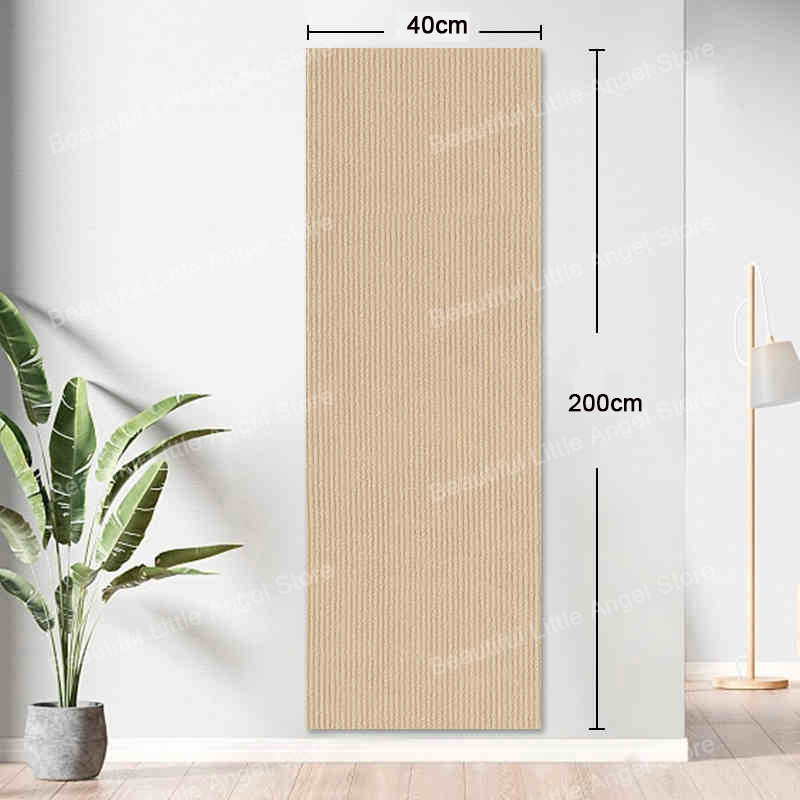 Cat Scratching Mat with Self-Adhesive Trimmable Cat Carpet Cat Scratching Carpet Corner Wall Cat DIY Scratch Furniture Protector: Gold