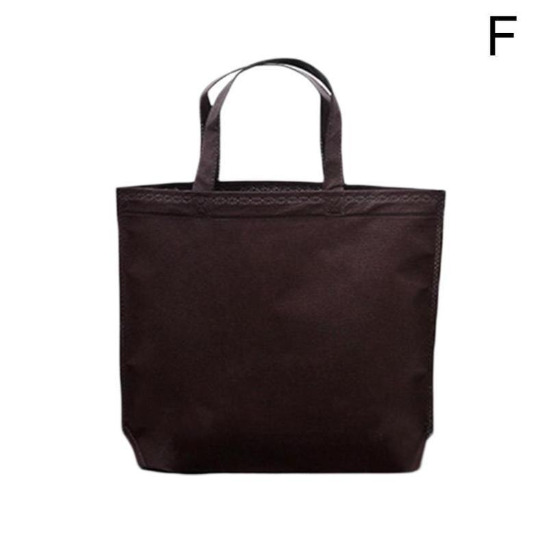 6 Color Reusable Eco Nonwoven Shopping Bag Foldable Grocery Handbag bag Capacity Tote Storage Bag High Casual P6Q0