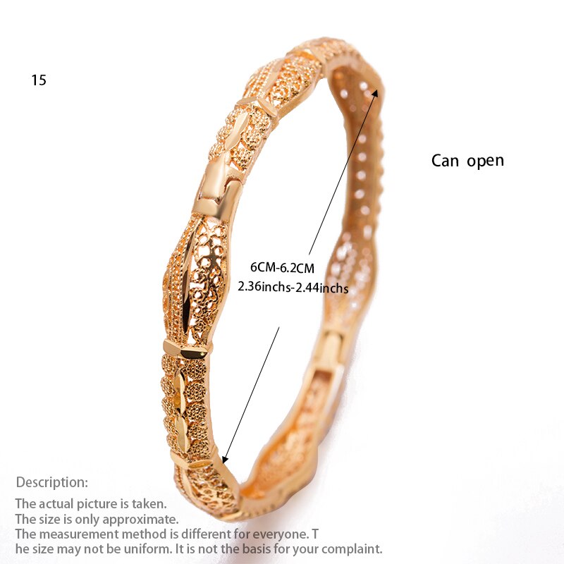 Armband afrikanska armband etiopiska kvinnor armband armband smycken guld blomma armband tjej fest lyx