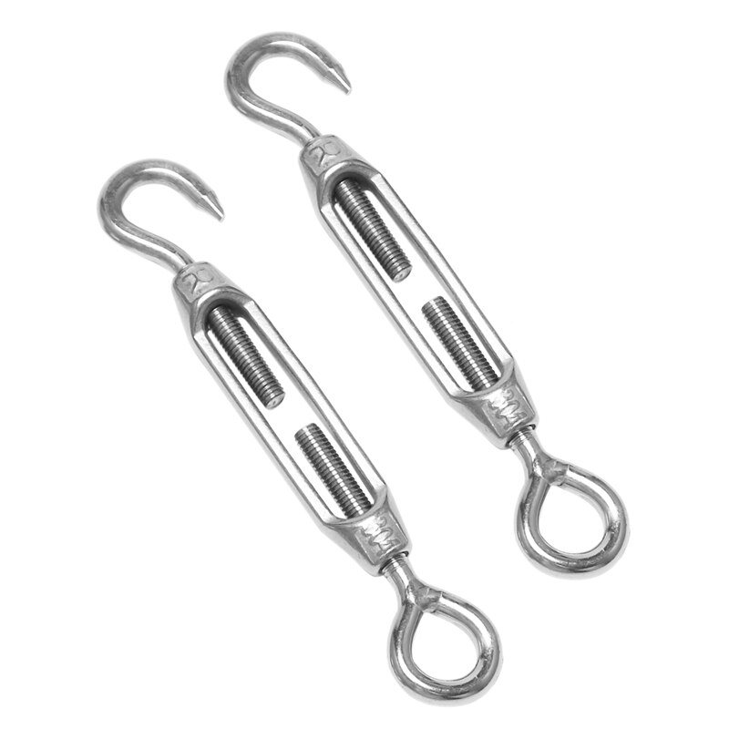 19Pcs Garden Wire Rope Turnbuckle Wire Tensioner Strainer Wire Eye Straps Wire Cable Kit Wire Fence Roll Kit