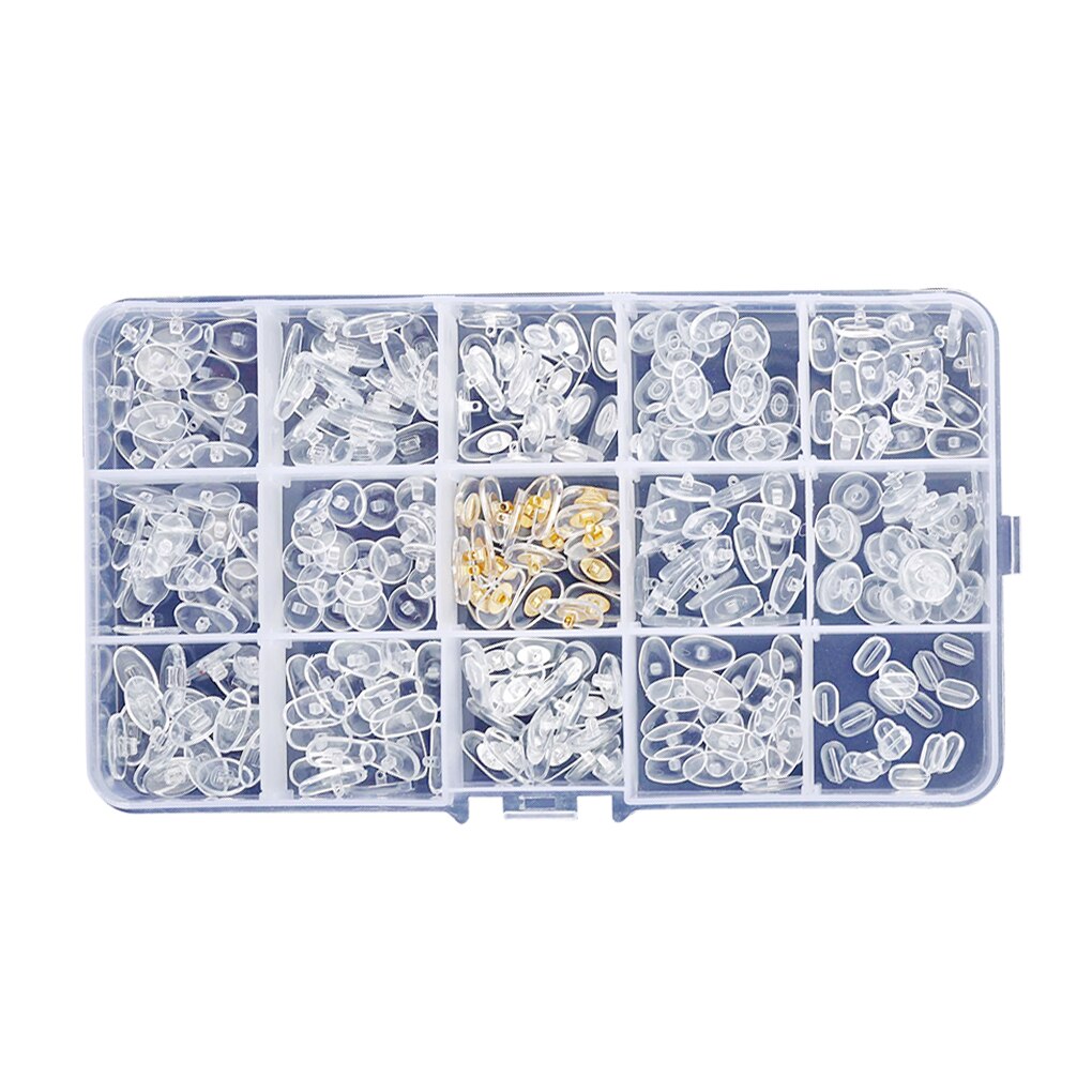 150 Pairs Siliconen Neus Pads Voor Brillen Zachte Neus Pads Voor Bril Zonnebril Schroeven Voor Glazen Reparatie Kit