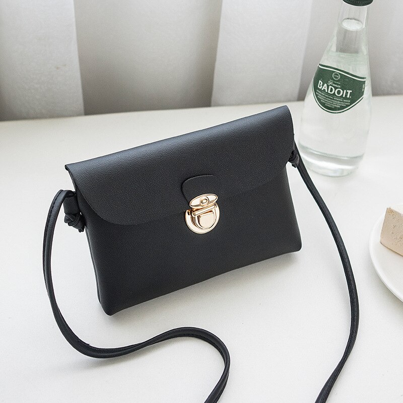Kleine damen-umhängetasche, damentasche bekannter marken, robustes design, verschluss, schultertasche, crossbody-tasche, handytasche, strandtasche: Schwarz