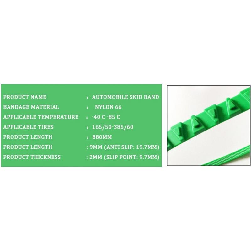 10 pcs Carro Pneu De Neve Anti-skid Correntes Correntes Nos Pneus De Neve Cinto Cabo Fit Largura Do Pneu do Pneu Da Roda 175 -295 botas de Neve de Inverno Chuva Ferramenta
