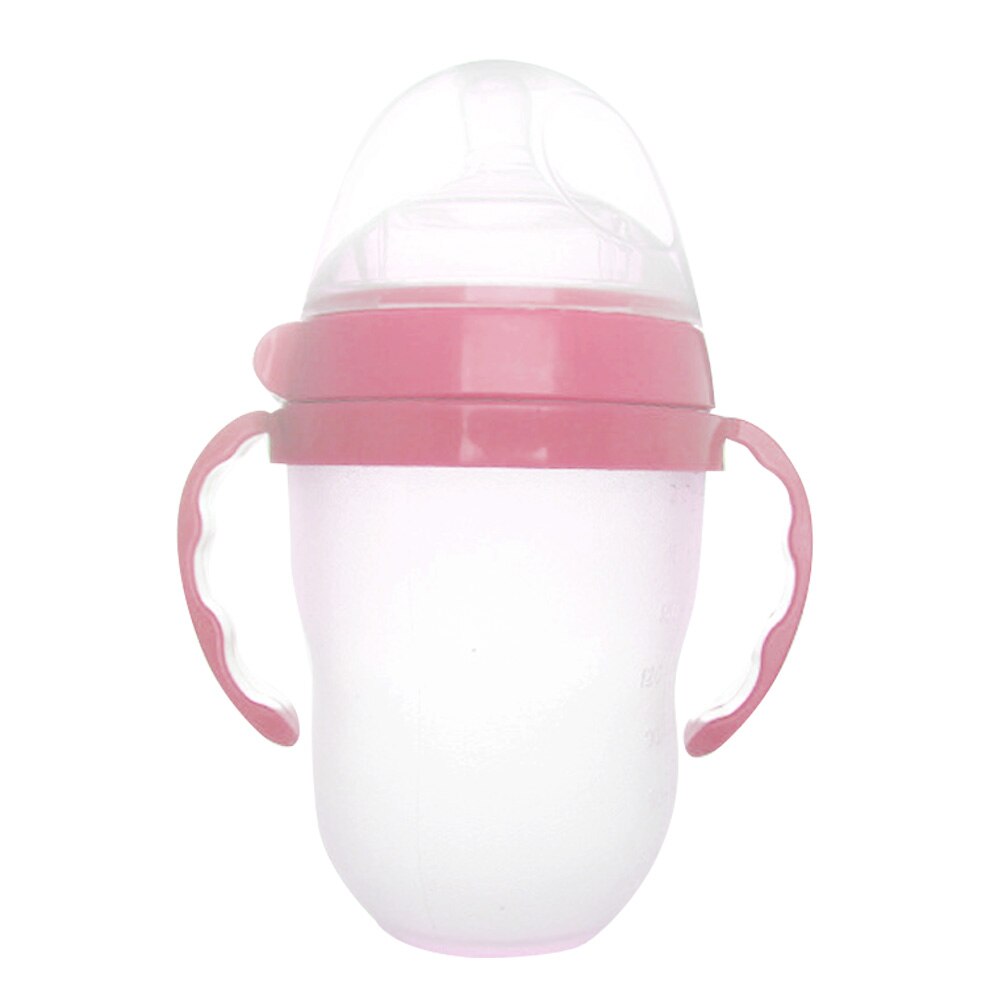 2PCS Heat Resistance Baby Feeding Milk Bottle Handle PP Baby Bottle Cover Grip for Comotomo Baby Bottles Training Accessories